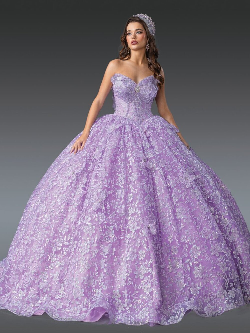 NEW LILAC Evening Gown Floor Length Formal Elegant Stunning 1940